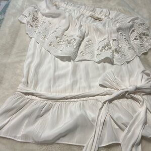 RAMY BROOK ONE SHOULDER TOP WOTH CUT OUT DETAIL